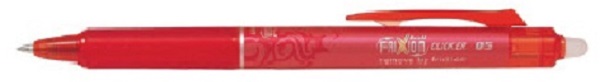 2062-002 PILOT FriXion Clicker 0,5 červený roller