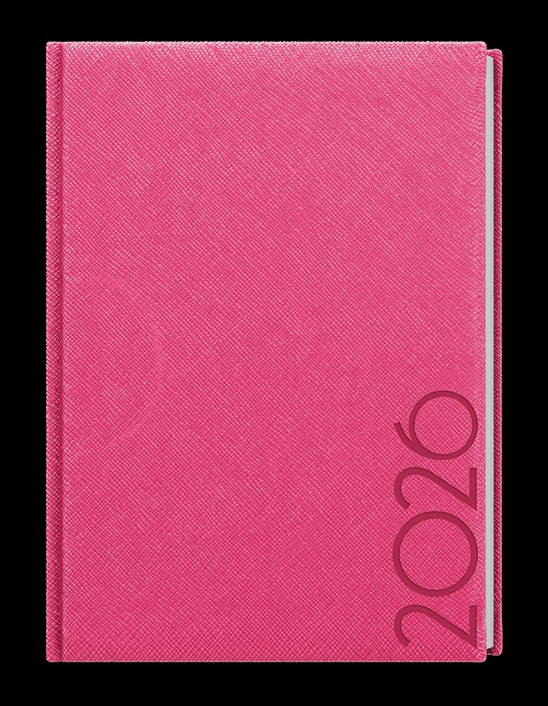 *B26  BDD13-51-26  Denní diář - David - Tora - A5 - růžová