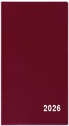*B26  BMF1-3-26  Měsíční diář - Františka - PVC - bordó