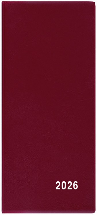 *B26  BMX1-3-26  Měsíční diář - Xenie - PVC - bordó