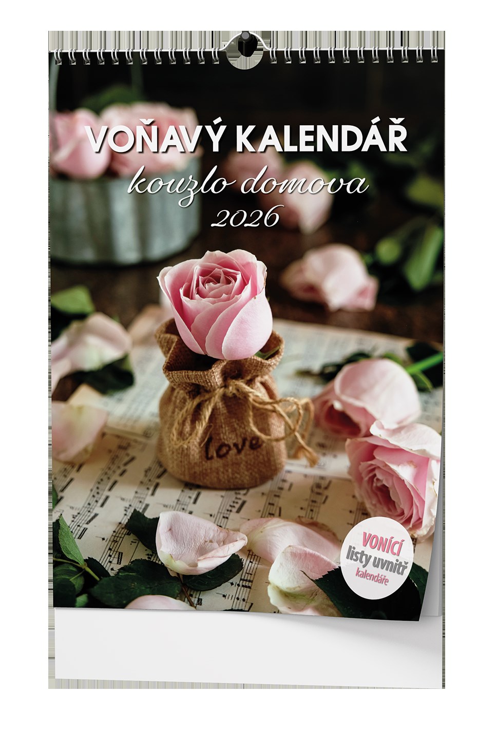 *B26  BNV5-26  Voňavý kalendář Kouzlo domova - A3 , voňavé listy uvnitř