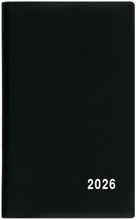 *B26  BTC1-2-26  Týdenní diář - Cyril - PVC - černá
