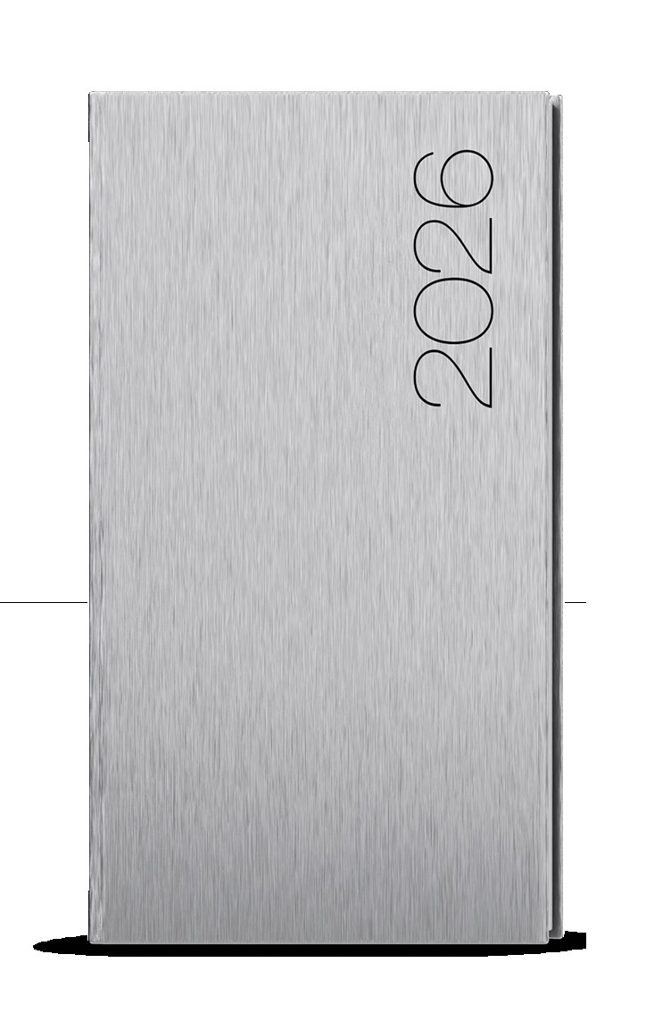 *B26  BTJ30-9-26  Týdenní diář - Jakub - ForMen - kapesní - Silver