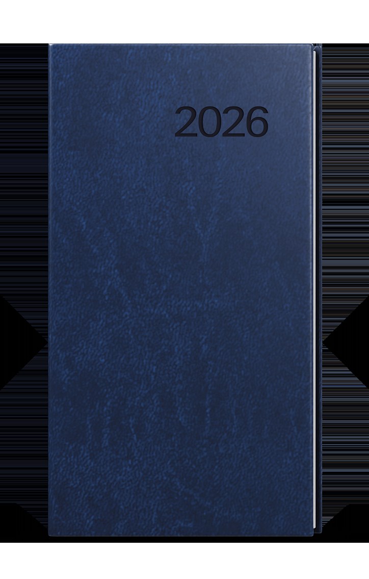 *B26  BTJ6-1-26  Týdenní diář - Jakub -  Vivella- kapesní - modrá