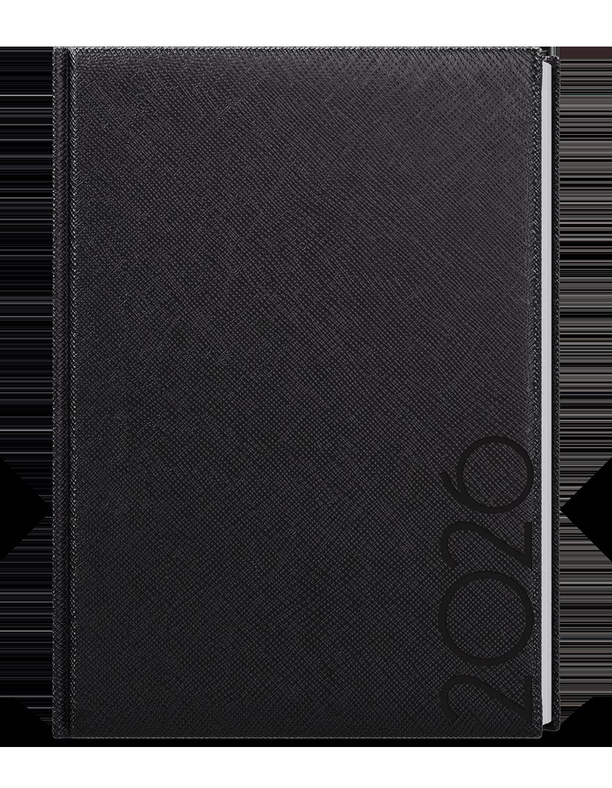 *B26  BTO13-2-26  Týdenní diář - Oskar - Tora  - A5 - černá