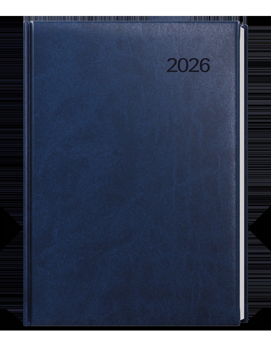 *B26  BTO6-1-26  Týdenní diář - Oskar - Vivella - A5 - modrá