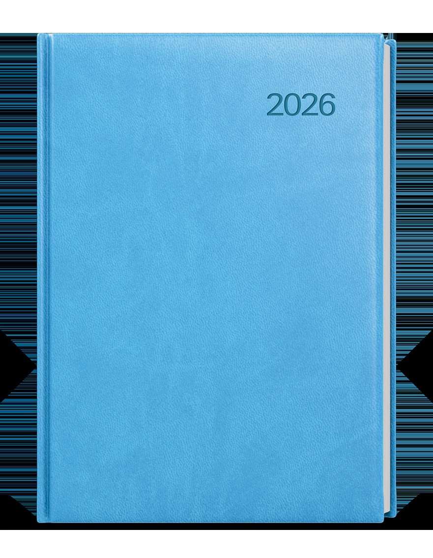 *B26  BTO6-11-26  Týdenní diář - Oskar - Vivella - A5 - světle modrá