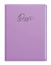 *B26  BTO9P-40-26  Týdenní diář - Oskar - Lamino Pastel - A5 - fialová , nepoškrabatelné matné lamino, parciální lak
