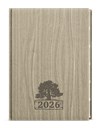 *B26  BTOk65-27-26  Týdenní diář - Oskar - Wood - A5 - světle hnědá , krémový papír