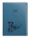 *B26  BTP61-25-26  Týdenní diář - Prokop - Vivella s ražbou - B6 - petrolejová - Kolo