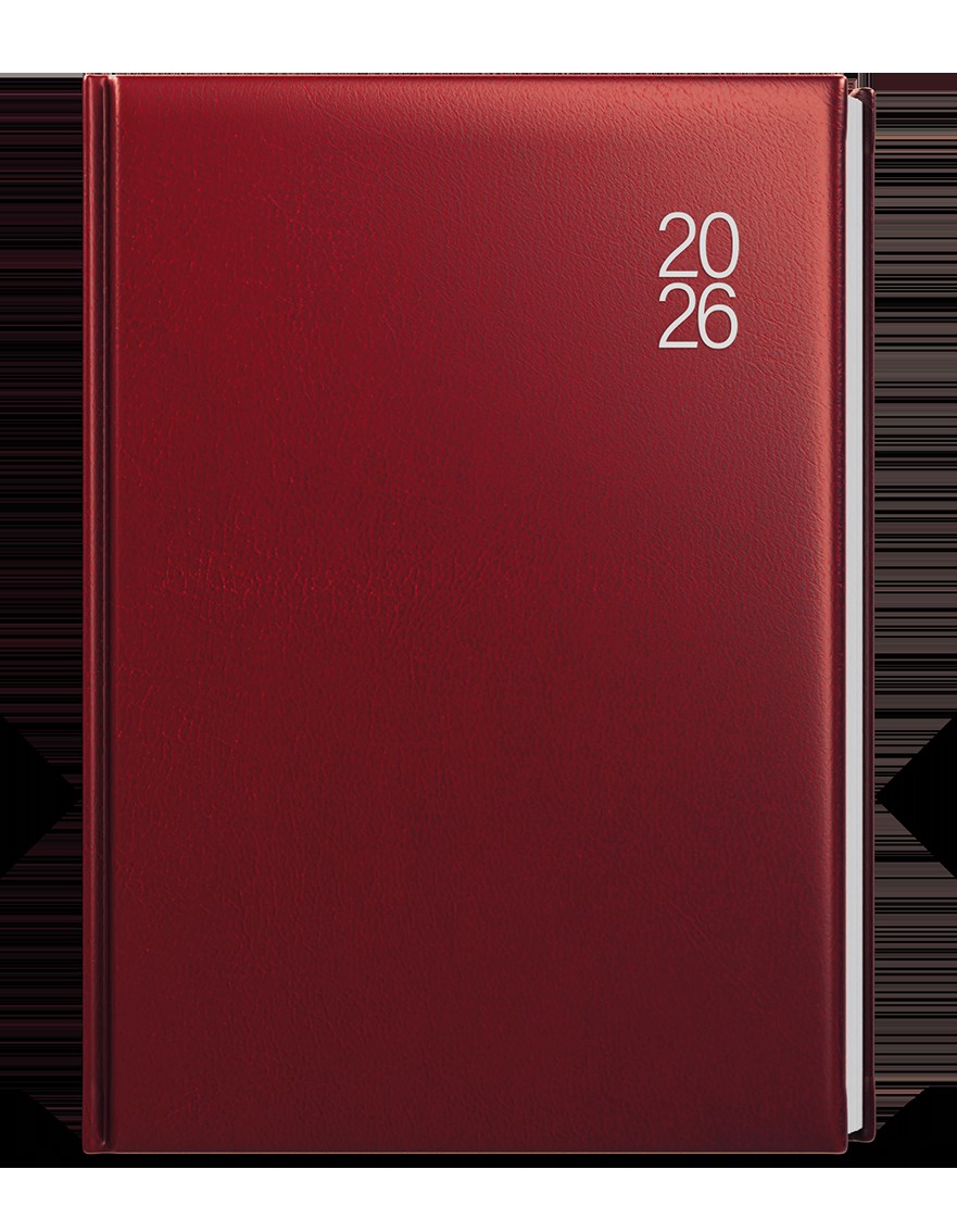 *B26  BTT7-3-26  Týdenní diář - Tomáš - Balacron - A4 - bordó