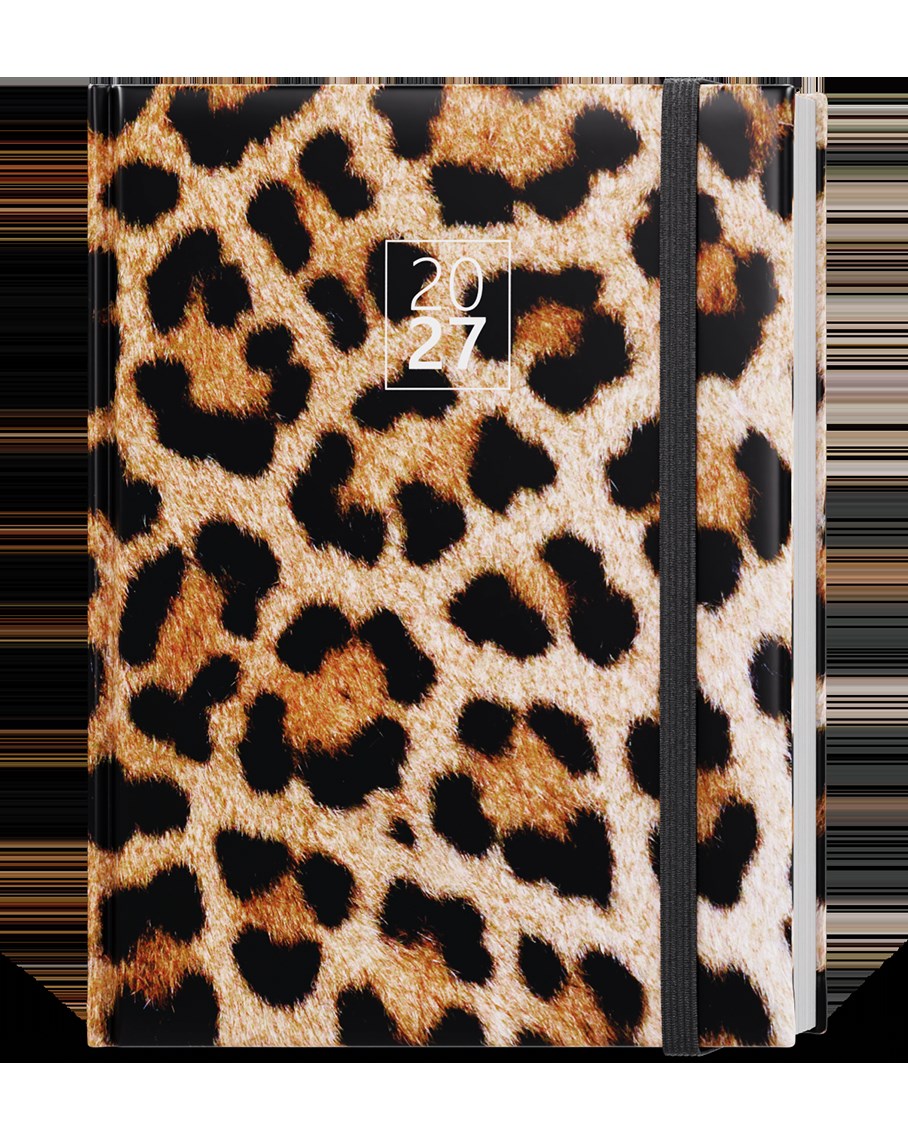 *B27  BDA9-2-27  Denní diář - Adam - Lamino - B6 - Leopard