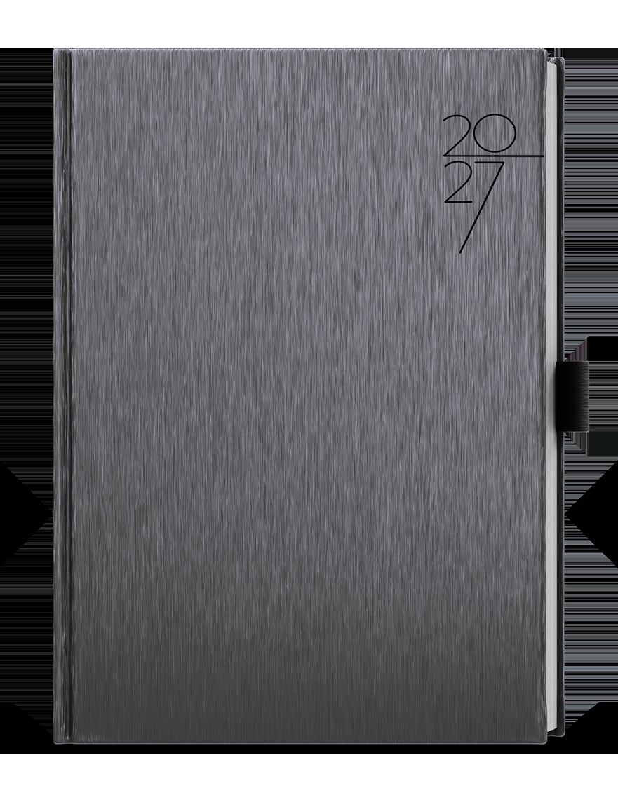 *B27  BDD30-31-27  Denní diář - David - ForMen - A5 - Grey