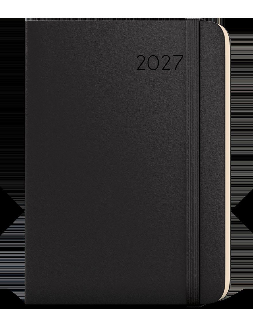 *B27  BDDk5-2-27  Denní diář - David - Hemingway - A5 - černý