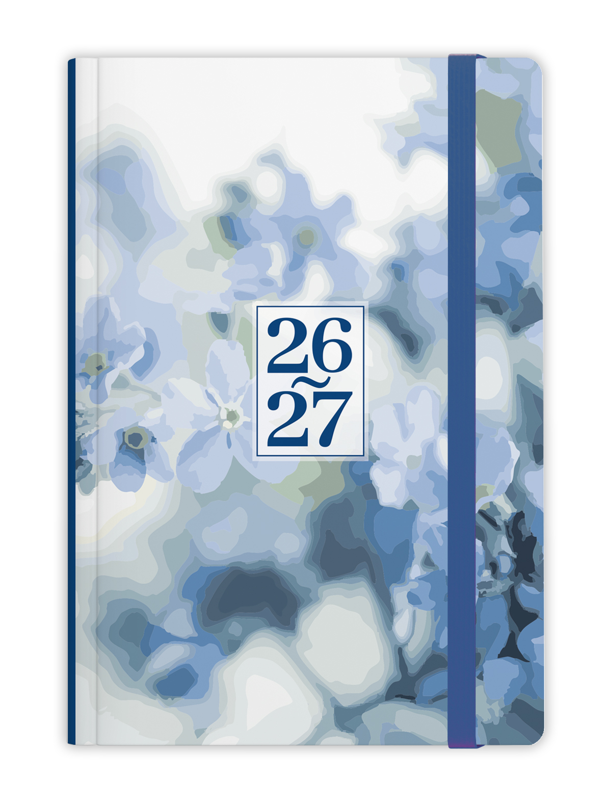 *B27  BLU9-2-27  18měsíční týdenní diář - Lungo - B6 - Pomněnka
