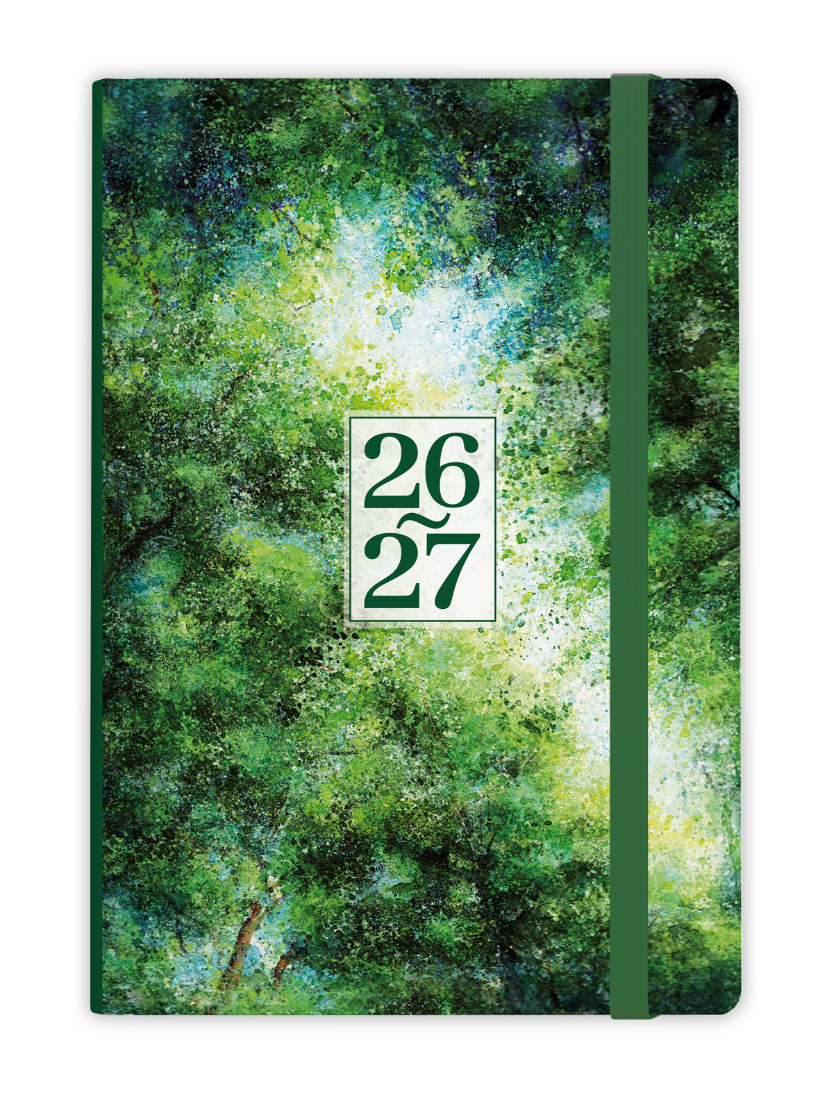 *B27  BLU9-3-27  18měsíční týdenní diář - Lungo - B6 - Les
