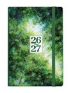 *B27  BLU9-3-27  18měsíční týdenní diář - Lungo - B6 - Les