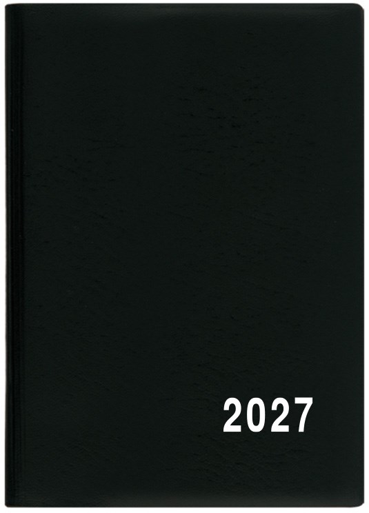 *B27  BMA1-2-27  Měsíční diář - Anežka - PVC - černá