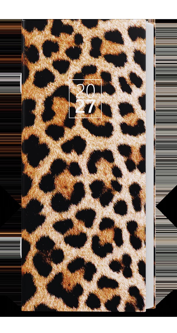 *B27  BMB9-1-27  Měsíční diář - Božka - lamino - Leopard