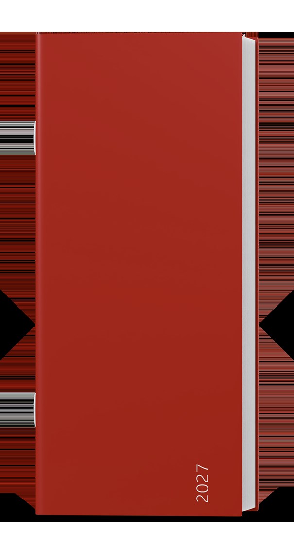 *B27  BMB9-8-27  Měsíční diář - Božka - Color - Cihlová
