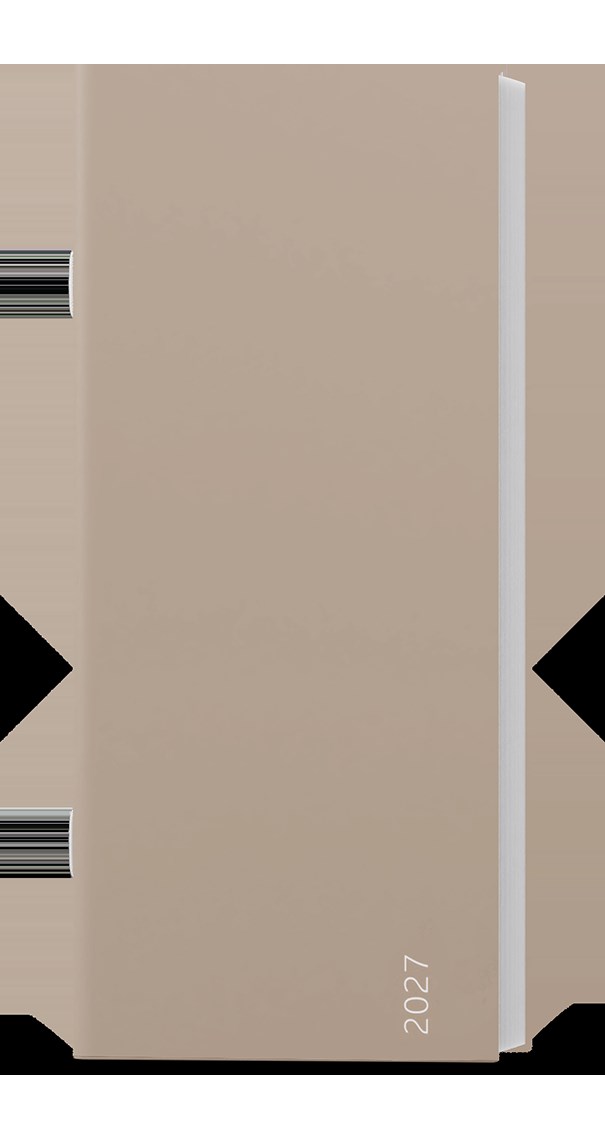 *B27  BMB9-9-27  Měsíční diář - Božka - Color - Moka