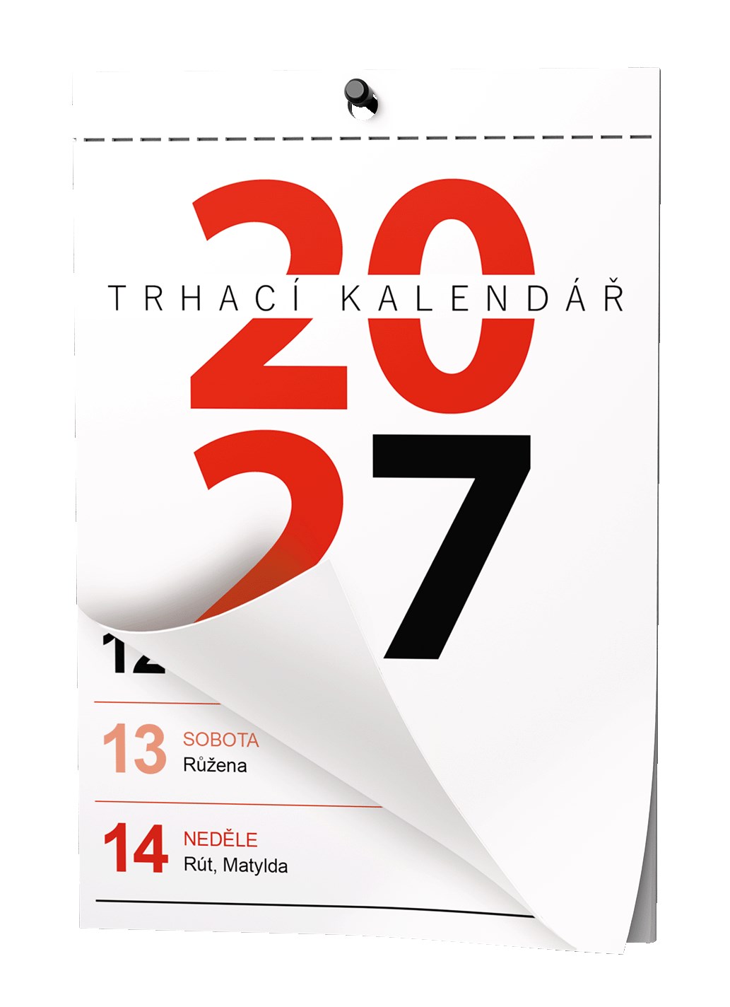*B27  BNA0-27  Nástěnný kalendář - Trhací kalendář - A6