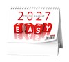 *B27  BSA5-27  Stolní kalendář - Pracovní kalendář EASY