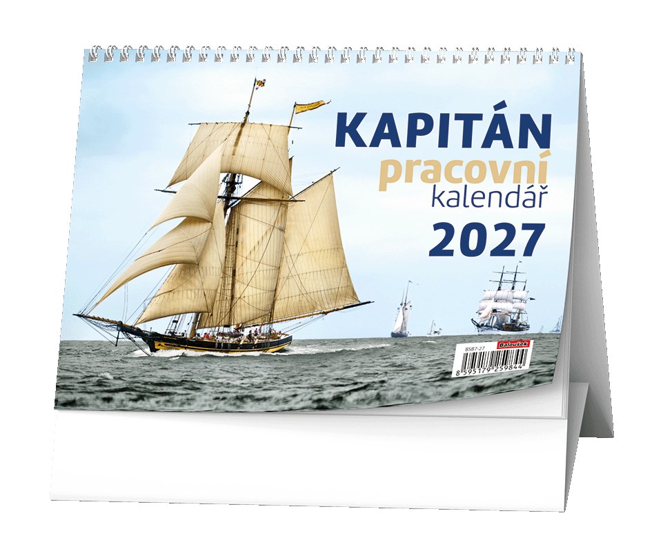 *B27  BSB7-27  Stolní kalendář - Kapitán