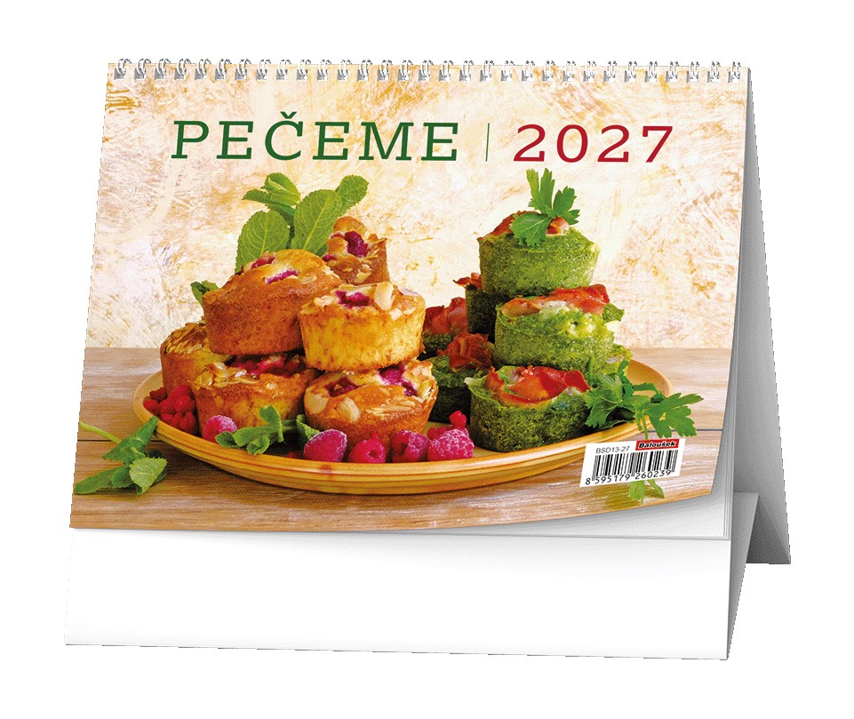 *B27  BSD13-27  Stolní kalendář - Pečeme!