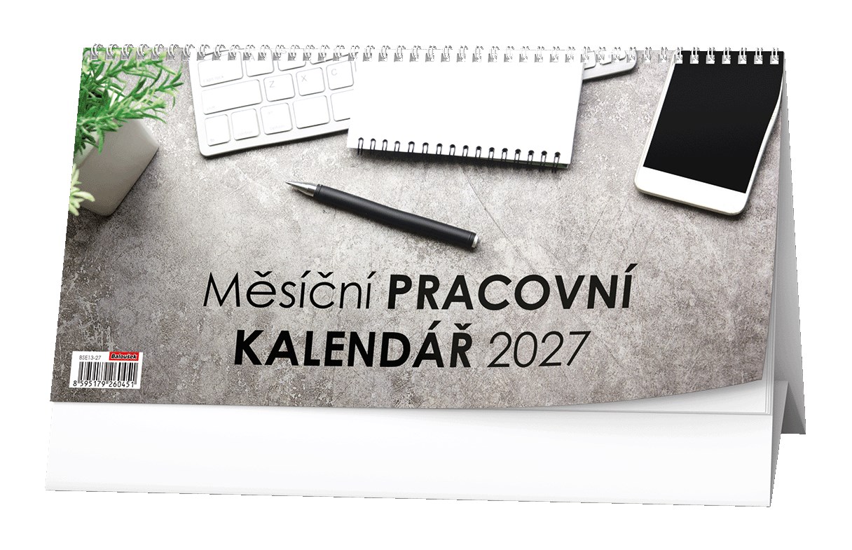 *B27  BSE13-27  Stolní kalendář - Měsíční pracovní kalendář