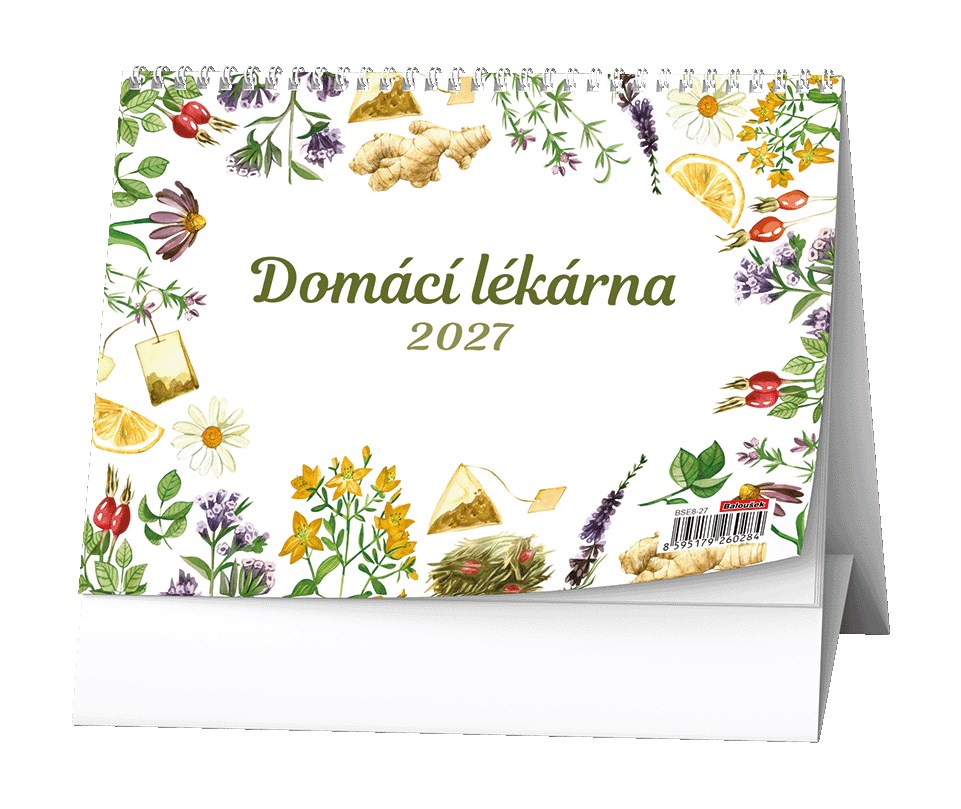 *B27  BSE8-27  Stolní kalendář - Domácí lékárna