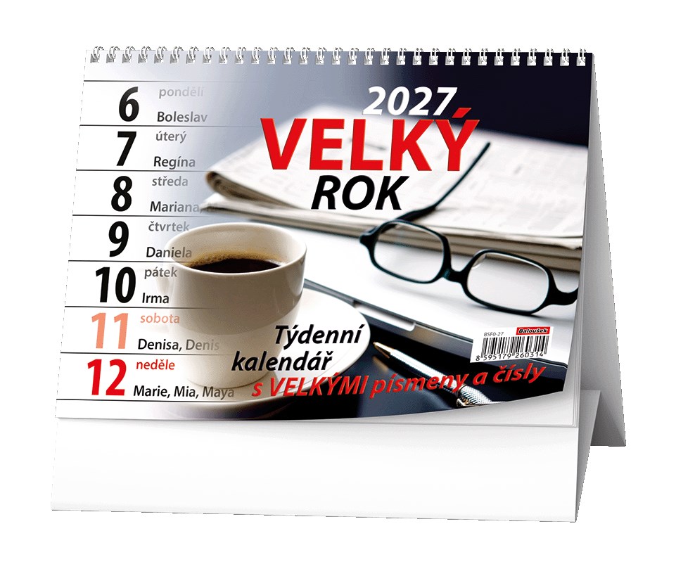 *B27  BSF0-27  Stolní kalendář - Velký rok