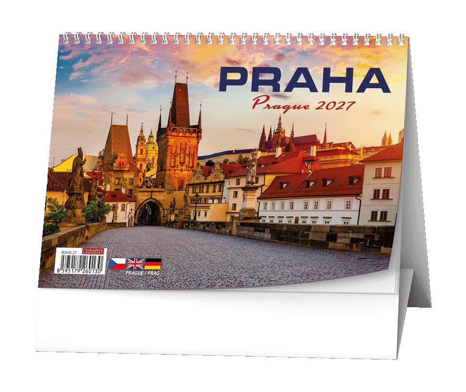 *B27  BSH0-27  Stolní kalendář - Praha