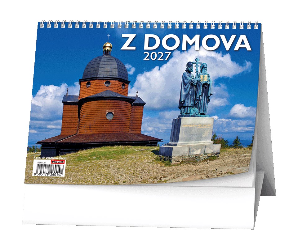 *B27  BSH1-27  Stolní kalendář - Z domova