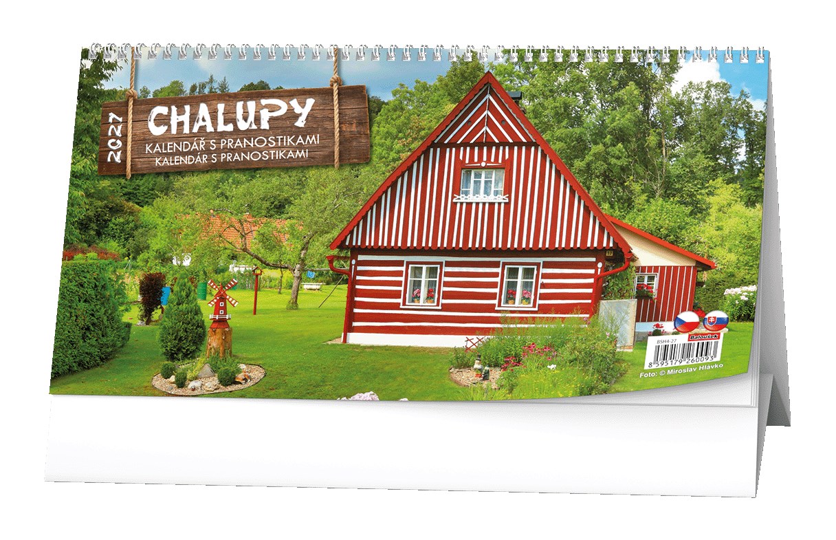 *B27  BSH4-27  Stolní kalendář - Chalupy