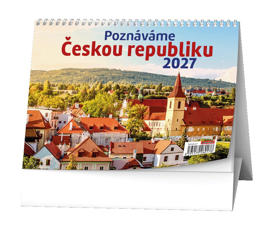 *B27  BSH8-27  Stolní kalendář - Poznáváme Českou republiku
