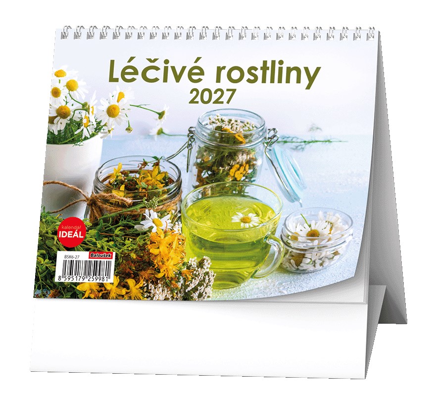 *B27  BSK6-27  Stolní kalendář - IDEÁL - Léčivé rostliny