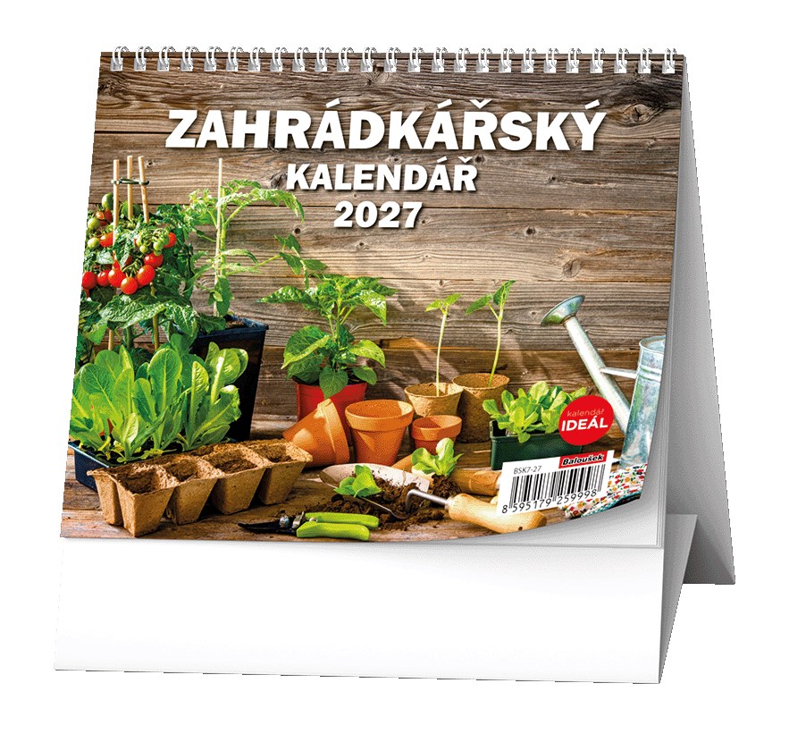 *B27  BSK7-27  Stolní kalendář - IDEÁL - Zahrádkářský kalendář