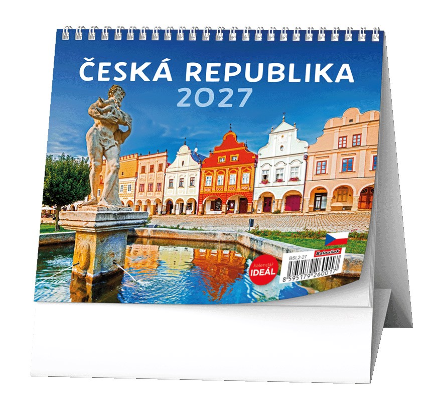 *B27  BSL2-27  Stolní kalendář - IDEÁL - Česká republika