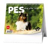 *B27  BSL7-27  Stolní kalendář - IDEÁL - Pes - věrný přítel /s psími jmény/