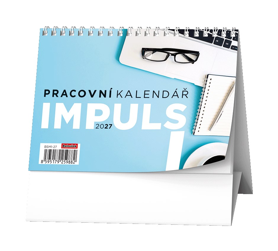 *B27  BSM1-27  Stolní kalendář - Pracovní kalendář IMPULS I