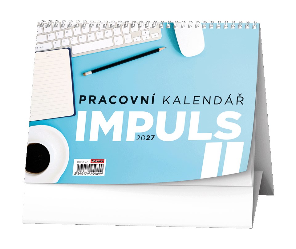 *B27  BSM2-27  Stolní kalendář - Pracovní kalendář IMPULS II