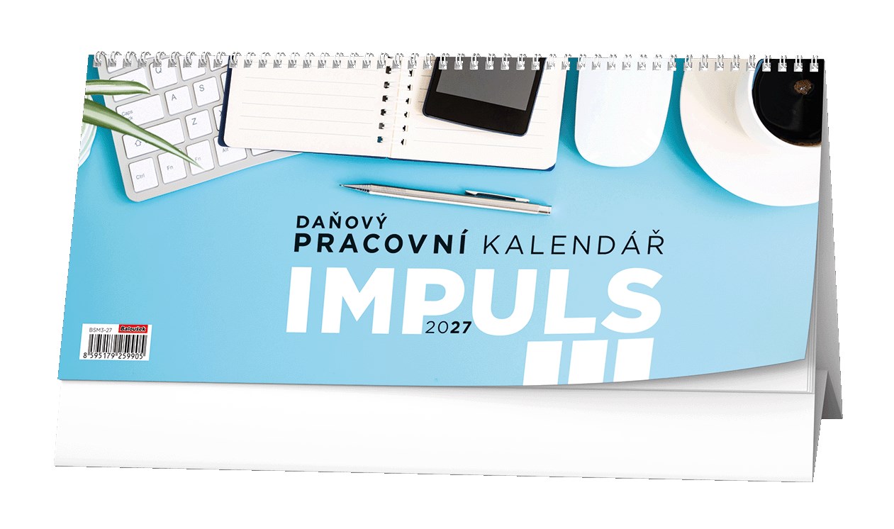 *B27  BSM3-27  Stolní kalendář - Pracovní kalendář IMPULS III