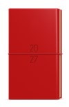 *B27  BTJk24-6-27  Týdenní diář - Jakub - Dueto - kapesní - diář+blok - červená
