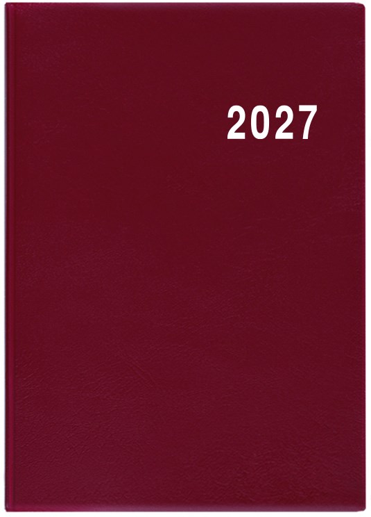 *B27  BTL1-3-27  Týdenní diář - Ladislav - PVC - bordó