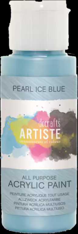 Barva akrylová 59ml perleťově modrá 763003