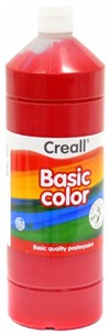 Barva temperová 500ml červená světlá Creall E30065
