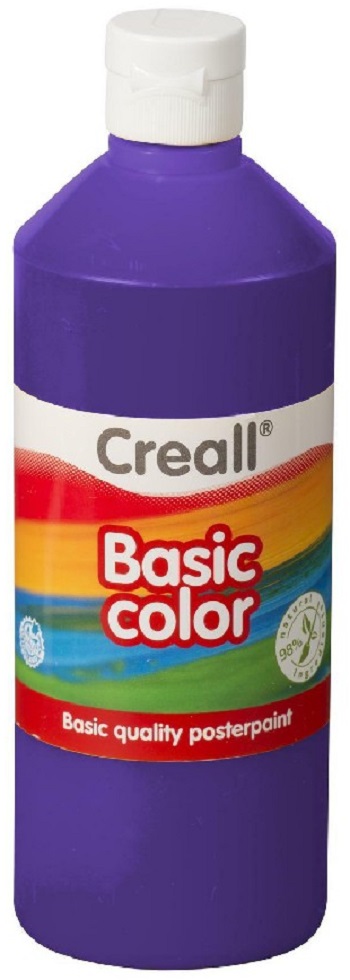 Barva temperová 500ml fialová Creall
