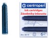 CENTROPEN inkoustový zásobník/10ks 0019 (bombičky)