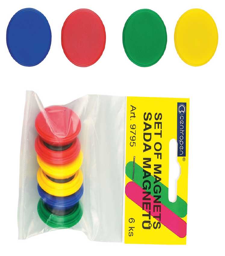 CENTROPEN magnet 9795/4 sada